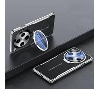 TIANYUE Funda para OPPO Find X8 Pro, Funda de Cuero Liso para teléfono, Case Ultrafina Suave de TPU para OPPO Find X8 Pro-Negro