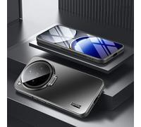 TIANYUE Funda para OPPO Find X8 Pro - Ultrafina de PC con Cubierta para Lente de Cámara y Soporte - Negro