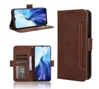 TIANYUE Funda para OPPO Reno 15A/Reno 15F, Flip Folio Magnético Billetera Funda de Cuero, Elegante Carcasa con Tapa Abatible Phone Case para OPPO Reno 15A/Reno 15F-Marrón
