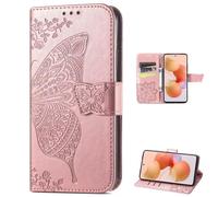 TIANYUE Funda para Oukitel C3, Patrón de Mariposa Flip Wallet Case, Flip Magnético Funda con Soporte Plegable Ranuras para Tarjetas Case para Oukitel C3
