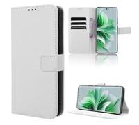 TIANYUE Funda para Realme GT8 Pro, Suave PU Cuero para Fundas Flip Case Cover, Billetera con Soporte, patrón de Diamante Carcasa para Realme GT8 Pro, Blanco