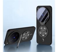 TIANYUE Funda para Vivo X300 Pro, Cubierta Protectora de PC ultradelgada y a Prueba de Golpes, con Anillo magnético Integrado para Carga inalámbrica Cover para Vivo X300 Pro-Negro
