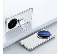 TIANYUE Funda para Vivo X300 Pro, Funda de Cuero Liso para teléfono, Case Ultrafina Suave de TPU para Vivo X300 Pro-Blanco