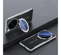 TIANYUE Funda para Vivo X300 Pro, Funda de Cuero Liso para teléfono, Case Ultrafina Suave de TPU para Vivo X300 Pro-Negro