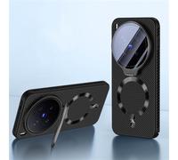 TIANYUE Funda para Vivo X300 Ultra, Cubierta Protectora de PC ultradelgada y a Prueba de Golpes, con Anillo magnético Integrado para Carga inalámbrica Cover para Vivo X300 Ultra-Negro