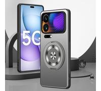 TIANYUE Funda para Xiaomi 17 Pro MAX, Armor Aluminio Metal a Prueba de Golpes Bumper Case, Slim Ultra Funda Protectora para teléfono móvil para Xiaomi 17 Pro MAX-Gris Plata