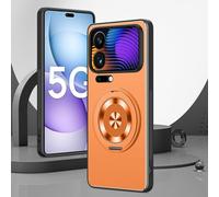 TIANYUE Funda para Xiaomi 17 Pro MAX, Armor Aluminio Metal a Prueba de Golpes Bumper Case, Slim Ultra Funda Protectora para teléfono móvil para Xiaomi 17 Pro MAX-Naranja