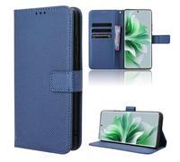 TIANYUE Funda para ZTE Blade A56 4G, Suave PU Cuero para Fundas Flip Case Cover, Billetera con Soporte, patrón de Diamante Carcasa para ZTE Blade A56 4G, Azul