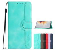 TIANYUE Funda ZTE Blade V70 MAX, Funda de Cuero PU Libro Case con Ranuras para Tarjetas y Soporte Plegable Wallet Case para ZTE Blade V70 MAX-Azul Claro