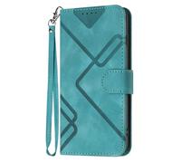 TIANYUE Funda ZTE Nubia Neo 3 GT 5G, Funda de Cuero PU Libro Case con Carcasa Magnético Wallet Case para ZTE Nubia Neo 3 GT 5G-Azul Claro