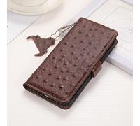 TIANYUE Piel Genuina Funda para Xiaomi 17 con Tapa y Tarjetero, Tipo Libro Flip Wallet Case con función de [Bloqueo RFID], Carcasa para Xiaomi 17-Marrón