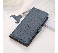 TIANYUE Piel Genuina Funda para Xiaomi 17 con Tapa y Tarjetero, Tipo Libro Flip Wallet Case con función de [Bloqueo RFID], Carcasa para Xiaomi 17-Azul