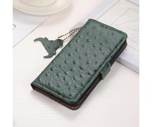 TIANYUE Piel Genuina Funda para Xiaomi Poco X8 Pro 5G con Tapa y Tarjetero, Tipo Libro Flip Wallet Case con función de [Bloqueo RFID], Carcasa para Xiaomi Poco X8 Pro 5G-Verde