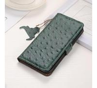TIANYUE Piel Genuina Funda para Xiaomi Redmi Note 15 con Tapa y Tarjetero, Tipo Libro Flip Wallet Case con función de [Bloqueo RFID], Carcasa para Xiaomi Redmi Note 15-Verde