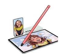 TIANYUE Universal Touch Screen Pens para tabletas, bolígrafos Stylus para Samsung Galaxy S26 Ultra, Touch Pen con sensibilidad-Rojo