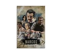 TIANYXYF Narcos - Póster decorativo de películas populares y emocionantes series de televisión para pared, pintura decorativa para dormitorio, 40 x 60 cm, estilo sin marco