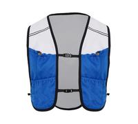 TiaoBug Chaleco De Correr Para Hombres Y Mujeres Con Tira Ajustables Top Sin Mangas Con Bolsillos Chaleco De Hidratación Para Senderismo Ciclismo Azul Talla única
