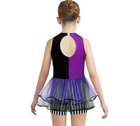 TiaoBug Disfraz De Sombrerero Loco Para Niña Mono Bodysuit Con Tutú Sin Mangas A Rayas Vestido De Fiesta De Té De Cuento De Hadas Negro 13-14 años