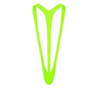 TiaoBug Mankini Estilo Borat para Hombres Bañador Playa Carnaval Disfraz Borat para Despedida de Soltero Fiesta en Casa Verde Fluorescente 70-100cm