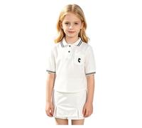TiaoBug Niña Vestido Tenis Deportivo Golf Traje Niñas con Calzoncillo Ropa Deportiva