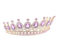 Tiara Barroca de Aleación Brillo Duradero para novias | Diseño Exquisito, Comodidad Cabeza, para Peinados Nupciales y Fotos de Boda, Regalo Preparado