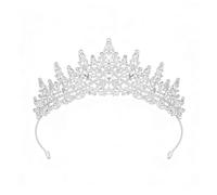 Tiara Corona de Cristal con Diamantes, Tiara para Boda, Corona Reina, Coronas de Diamantes de Cristal, Tiara Princesa, Coronas de Plata para Fiesta de Cumpleañospara Mujeres Niñas