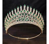 Tiara de corona ajustable, accesorios para el cabello, accesorios para el cabello, joyería de anfitrión, ropa para el cabello, oro y diademas EN8