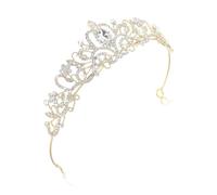 Tiara de Corona,Tiaras de Novia Coronas de Diamantes Tiaras para Mujer Corona Cumpleaños Corona Angel Niña Tiara de Corona para Mujer Corona de Medianoche para Bodas Mujeres Niñas