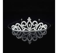Tiara De Cristal De Princesa Para Niñas: Diadema De Corona Infantil, Accesorio Para El Cabello Para Bodas, Joyería De Moda Para Niñas