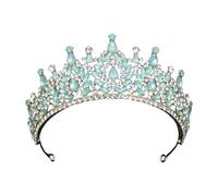 Tiara de novia de cristal negro para mujer, joyería para el pelo para graduación, boda, celebración, concurso, fiesta temática gótica, accesorios de disfraz
