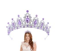 Tiara nupcial,Corona de princesa elegante - Corona de boda para novia, tocado de tiara, accesorios para el cabello con diamantes de imitación para fiesta de cosplay y graduación