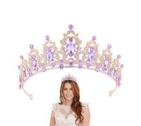 Tiara nupcial | Tocados de novia de moda | Coronas y tiaras de boda con diamantes de imitación para mujer, accesorios para el cabello para fiesta de disfraces