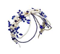 Tiaras de novia con perlas artificiales románticas, tocado para varios eventos, fiestas de noche, bailes y aniversarios, tiaras para el pelo, One Size, como se describe, como se describe
