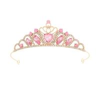 Tiaras de princesa reina con diamantes de imitación para Halloween, boda, graduación, fiesta nupcial, desfile, M, Metal, No es una piedra preciosa