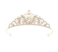 Tiaras de princesa reina con diamantes de imitación para Halloween, boda, graduación, fiesta nupcial, desfile, M, Metal, No es una piedra preciosa