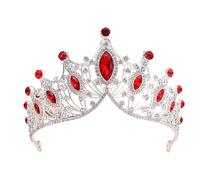 Tiaras multiusos para ceremonia para adultos con materiales de aleación resistentes y elegantes adornos de cristales, uso diario casual