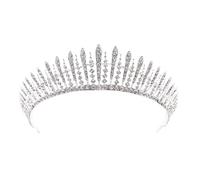 Tiaras y coronas de boda de estilo étnico clásico con diamantes de imitación para mujer, tiara de reina, corona de princesa, tiara de cumpleaños, diadema para boda, graduación, fiesta nupcial