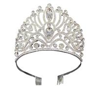 Tiaras Y Coronas De Cristal Princesa, Diadema, Corona Nupcial For Graduación, Accesorios For Fiesta Boda, Joyería For El Cabello FáCil De Usar
