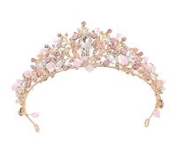 Tiaras y coronas para mujer Tiaras y coronas para mujer corona de princesa con brillantes diamantes de imitación diadema de tiara de princesa de aleación para mujeres niñas boda novia