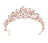 Tiaras y coronas para mujeres, corona de princesa con diamantes de diablo brillantes, diadema de tiara de la aleación tiara para mujeres bodas de la fiesta de cumpleaños de bodas tiaras y coronas
