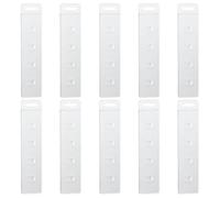 Tiardey 10 Piezas de Soporte para Tarjetas de identificación con Banda magnética, Soporte para credenciales deslizantes fáciles de Deslizar para Tarjetas de crédito con Banda magnética