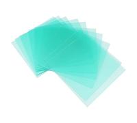 Tiardey 10 Piezas Lente de Casco de Soldadura Placa Protectora Transparente Lente de Repuesto para soldar la lámina Protectora de la Cubierta - 133X144 mm