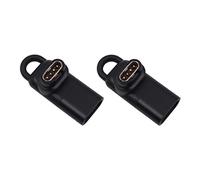 Tiardey - 2 conectores de cargador de reloj tipo C de 90 grados, adaptador USB C de 90 grados compatible con Garmin Fenix 7/7S/7X/6/6S/6X/5/5S/5X/Forerunner 245/255/Vivoactive 3/4/Instinct 2