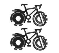 Tiardey 2 Piezas de Llavero abridor de Bicicleta, abridor de Botellas, abridor de Cerveza Multifuncional, Herramienta portátil para Exteriores para Ciclistas, Llave de decoración de Bicicletas