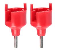 Tiardey 2 Piezas de portabrocas para cercas eléctricas, portabrocas de plástico para Postes de cercas eléctricas, Llave de portabrocas, Taladro inalámbrico Profesional,Anillo Aislante para cercas