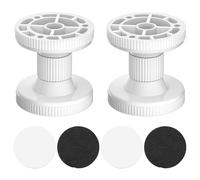 Tiardey 2 Piezas Fijaciones de Cabecera Fijaciones de Cabecera Antideslizantes Marco de Cama con Rosca Ajustable Herramienta Antivibración