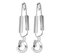 Tiardey 2 pinzas para caracoles, pinzas para alimentos de acero inoxidable, pinzas de cocina, pinzas para buffet, para el hogar, cocina en restaurante, servir