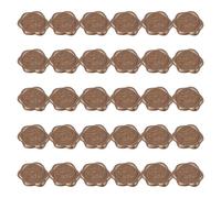 Tiardey 30 Piezas de Sellos de Cera autoadhesivos Dorados para decoración de Invitaciones y Sobres, Pegatinas de Sellos de Cera con patrón de Romero