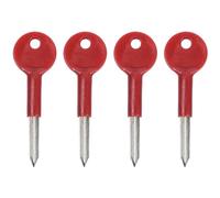 Tiardey 4 Piezas de Llave de Estrella para Ventana, Llave para Cerradura de Ventana, Llave para Puertas Simples, Ventanas, Puertas cortafuegos, tuberías, pozos, Puertas, hidrantes contra Incendios