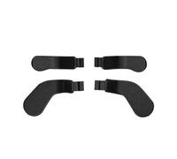 Tiardey 4 Piezas de Repuesto de paletas traseras de Metal y Acero Inoxidable para Xb0x One Elite Controller Series 2 (Negro)
